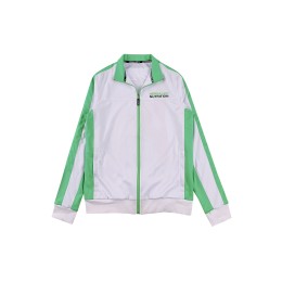 Customized white and green turtleneck windbreaker, health food, health consultant windbreaker, printed LOGO J1035 Customized white and green turtleneck windbreaker, health food, health consultant windbreaker, printed LOGO J1035